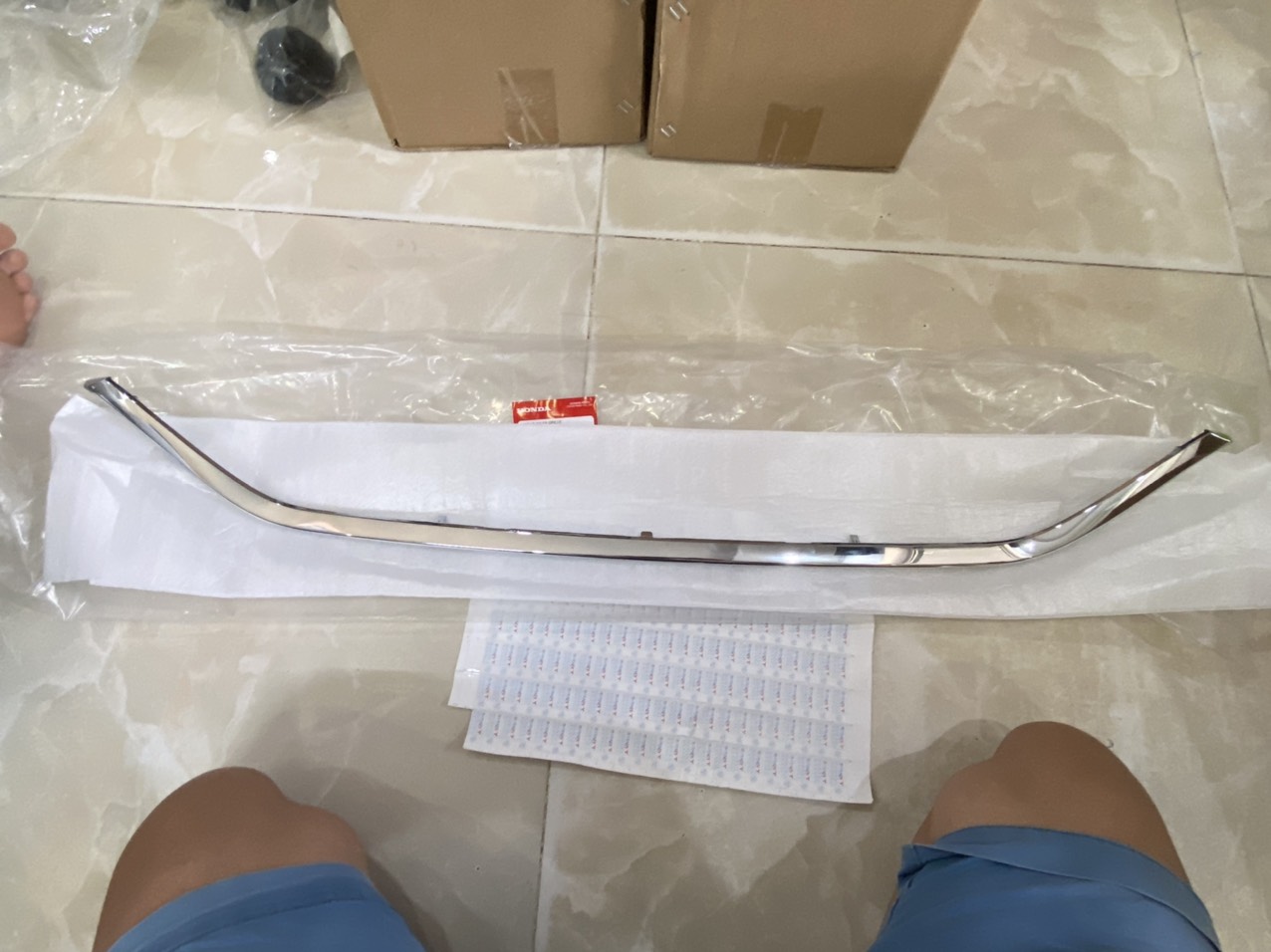 Viền mạ ca lăng miếng dưới xe Honda City 2018-2020